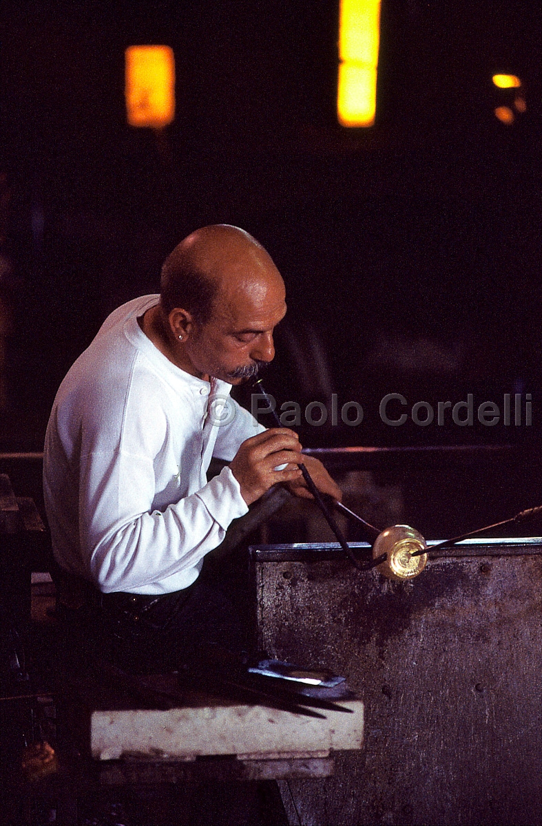 Glass Blower Murano, Venice, Veneto, Italy
 (cod:Venice 06)